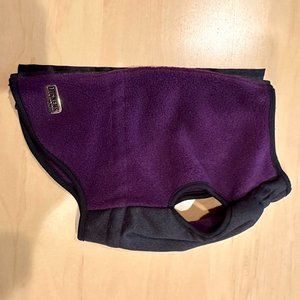Dickens Closet Purple Fleece Toggle Adjustable Dog Coat Small